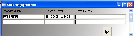 Postbuch Plus - Posteingangsbuch, Postausgangsbuch f�r Verwaltungen, �mter und Beh�rden - �nderungsprotokoll Posteingang / Postausgang -